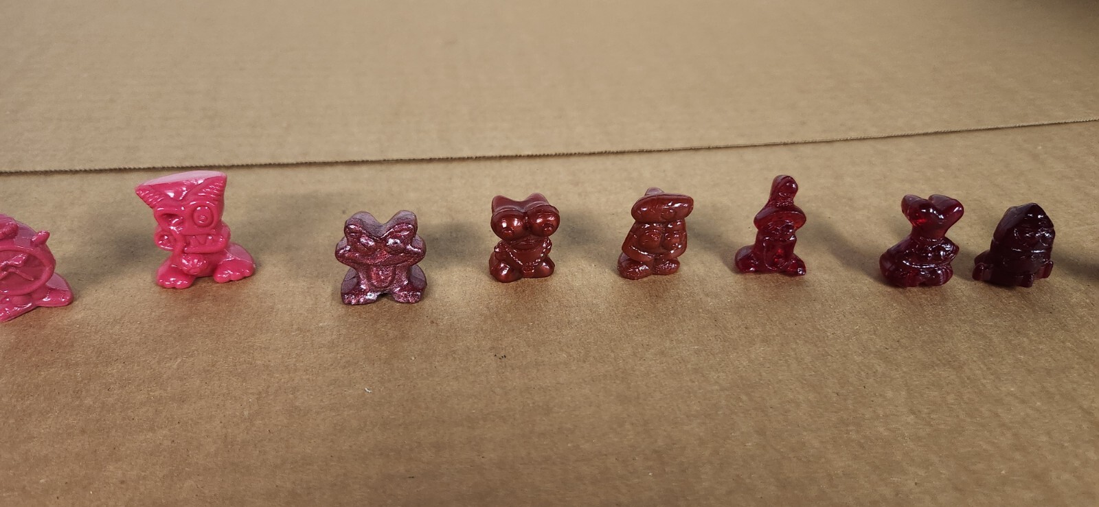 JBF Lot of 14 Red Pink & Magenta Crazy Bones