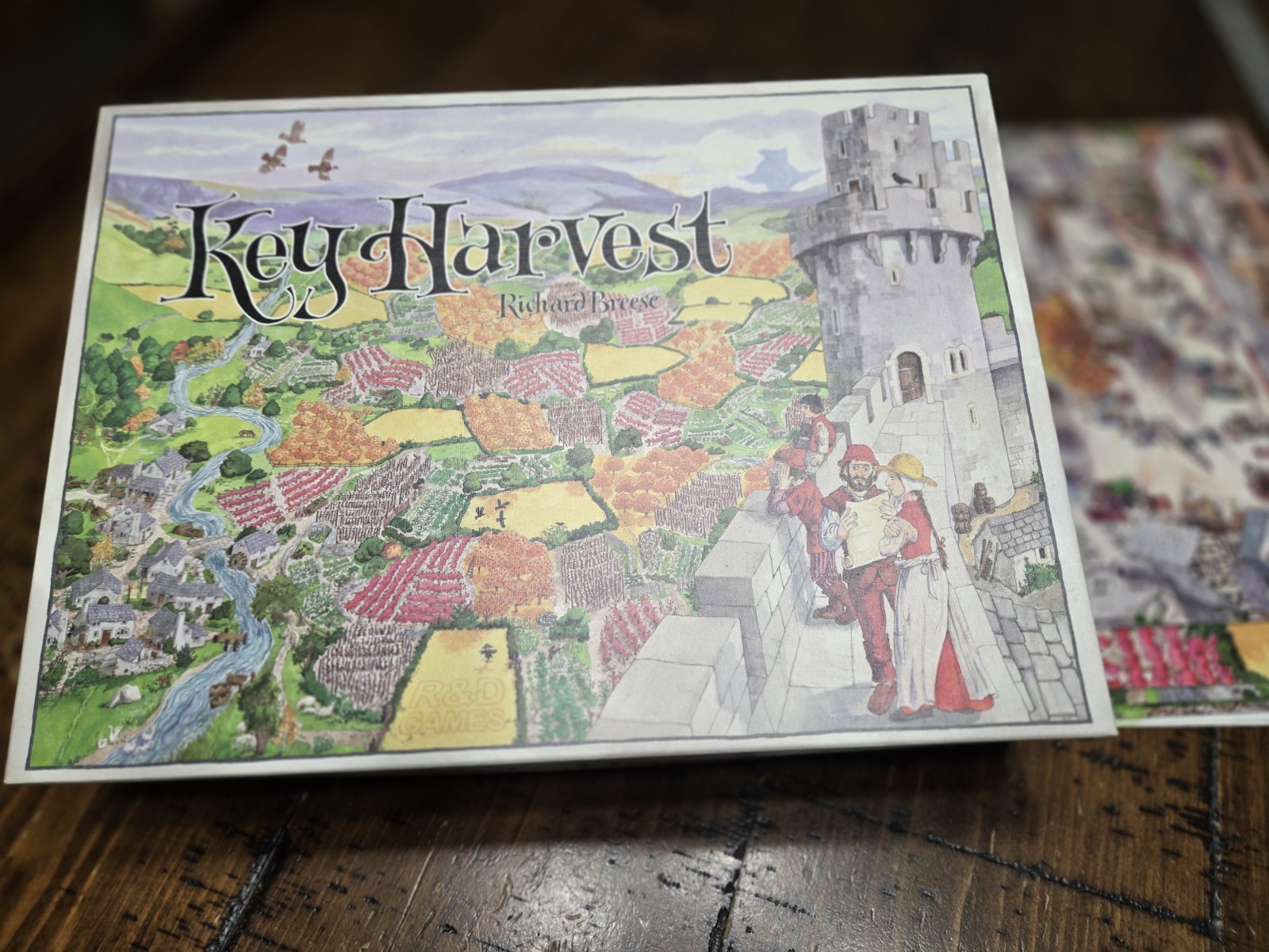 Key Harvest 2007 Complete Board Strategy Game R&D Rio Grande English / German