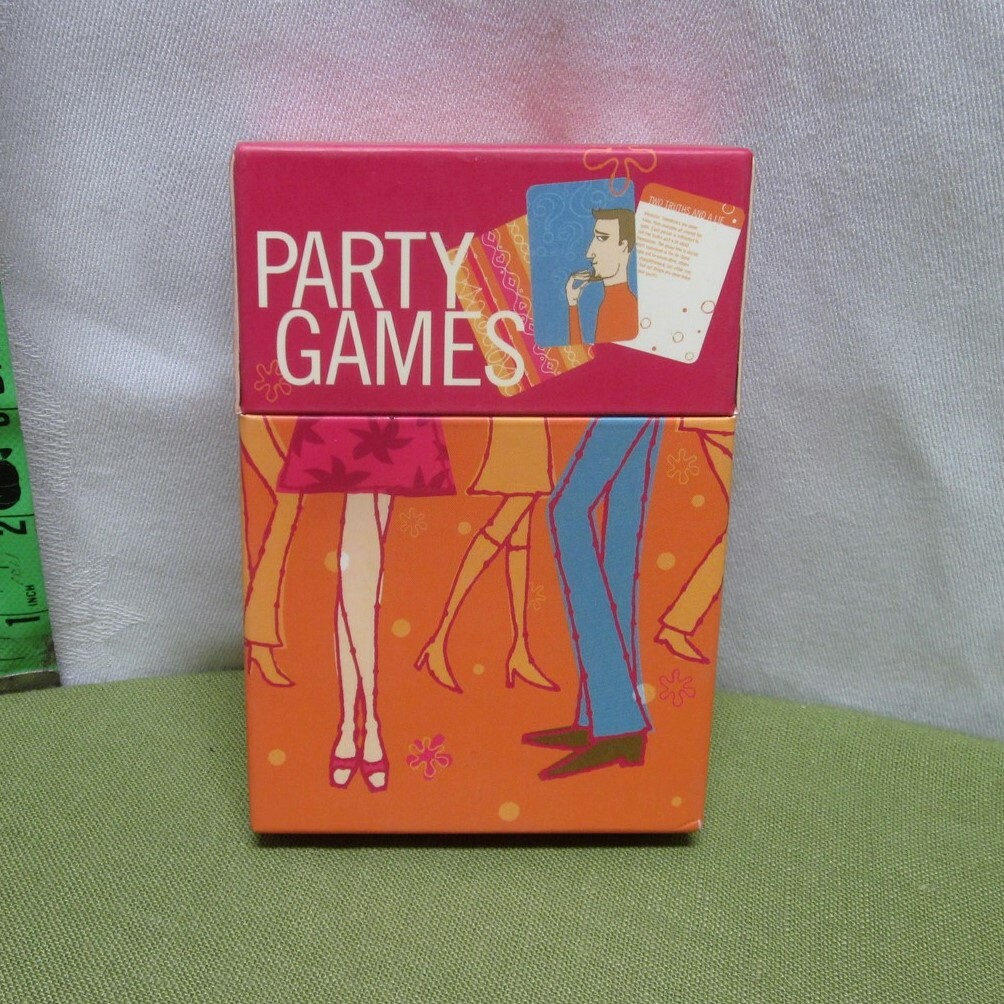 PARTY GAMES card set 50 Incredibly Fun Crowd Pleasers 2002 mixers Charades
