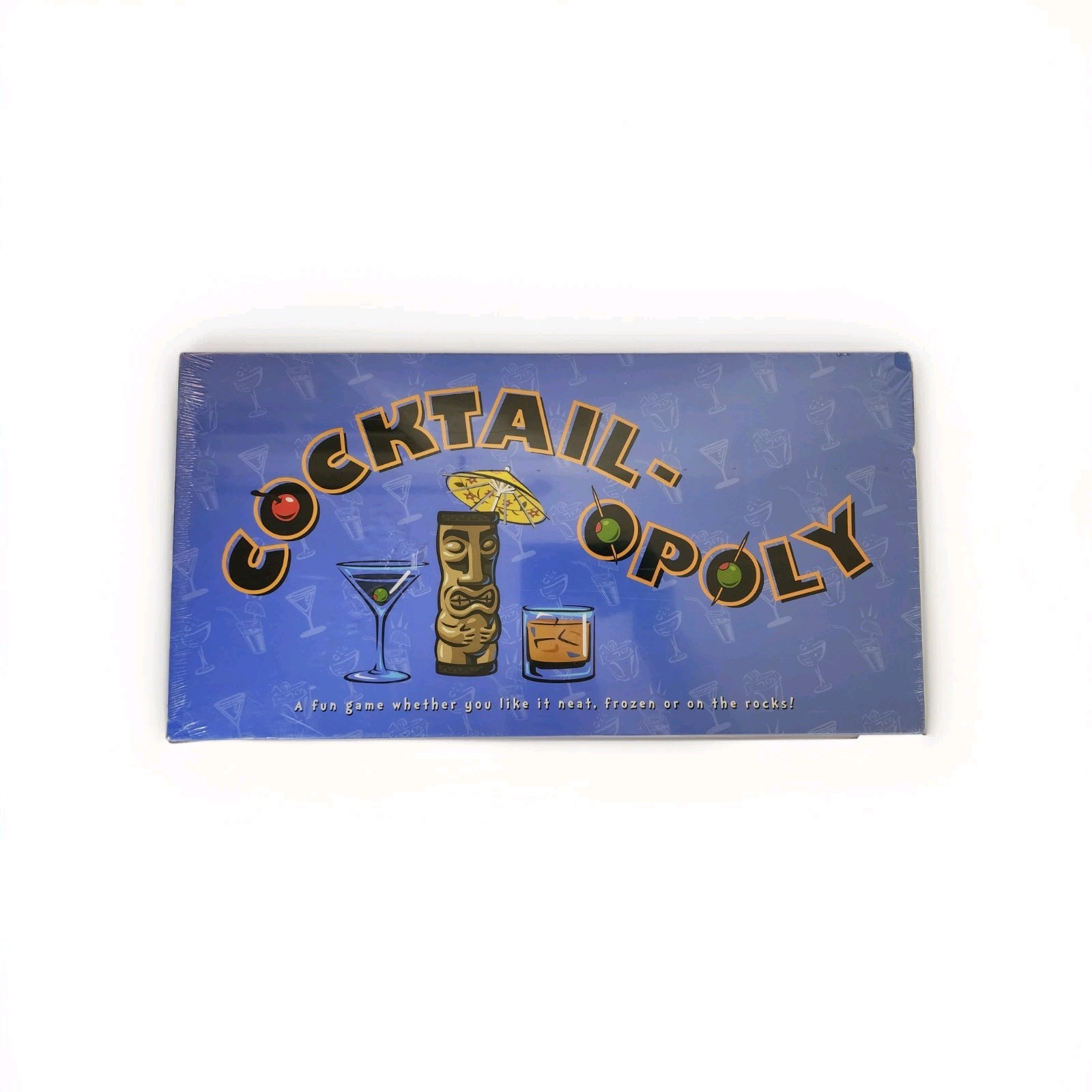 Tiki Bar Game Cocktail-opoly Cocktail Adult Party Game for 2-6 Players NEW