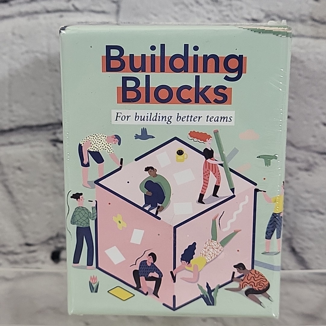 Building Blocks Team Building Card Game for Work 150 Conversation Starters New