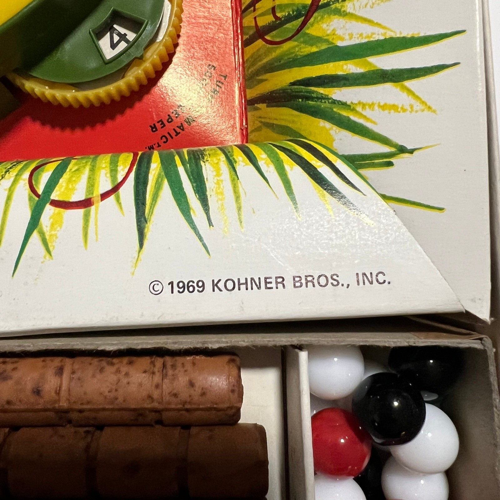 Vintage 1969 Kohner Bros Turn-O-Matic Snakes in the Grass Board Game Complete