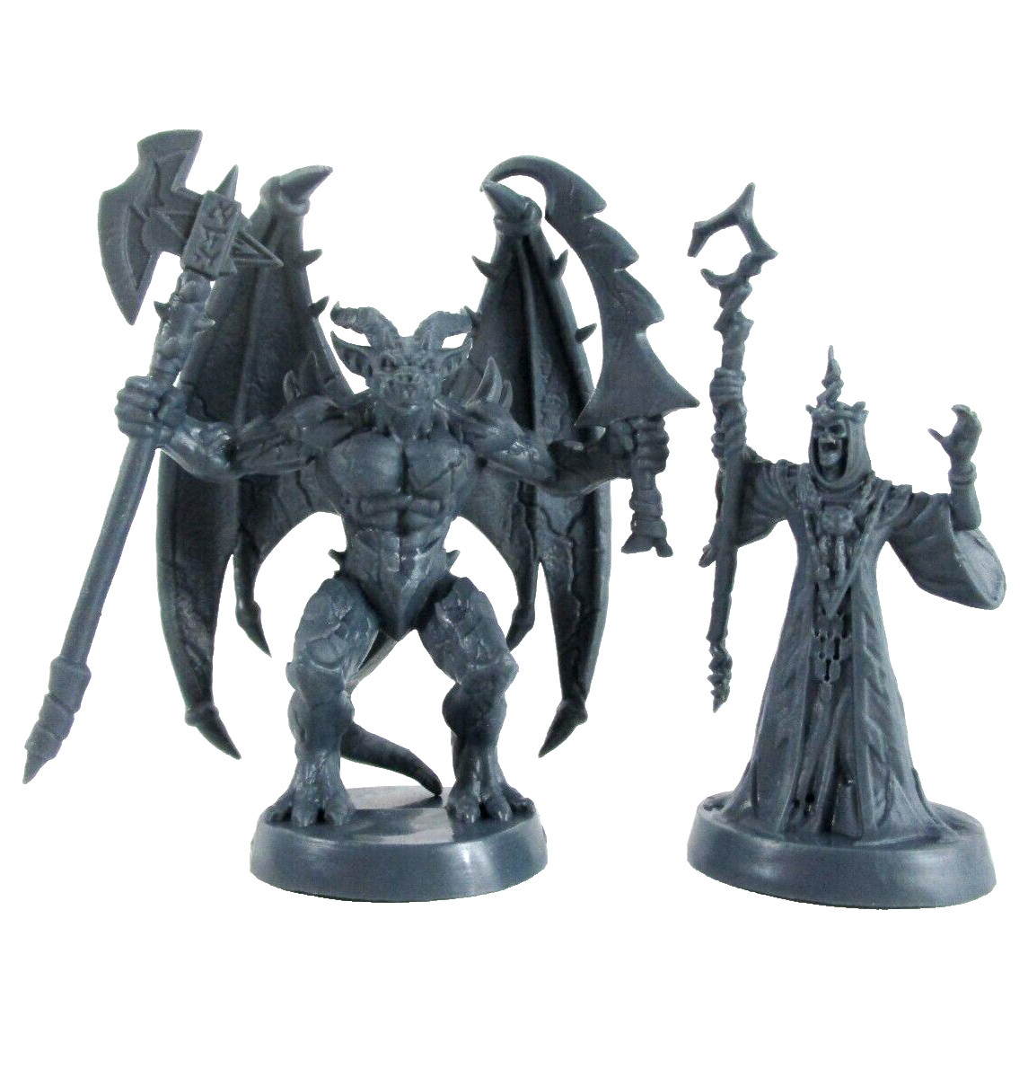 HeroQuest: GARGOYLE & SORCERER Minis & Card NEW!!