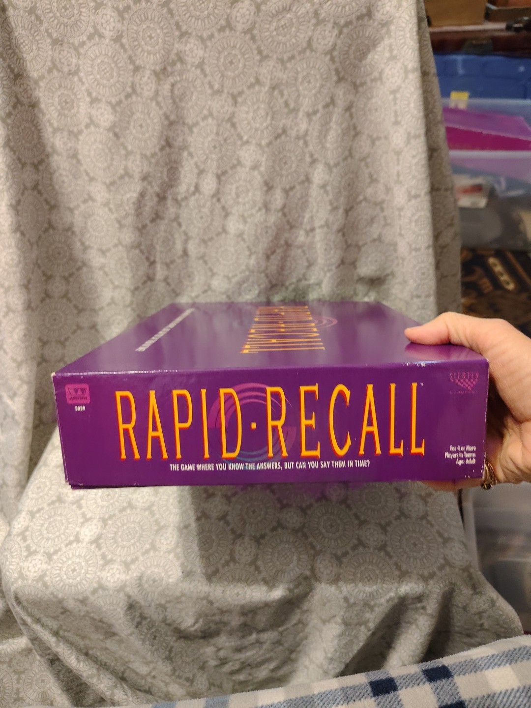 VINTAGE Rapid Recall Board Game COMPLETE Western 1993 Mystery Word EUC