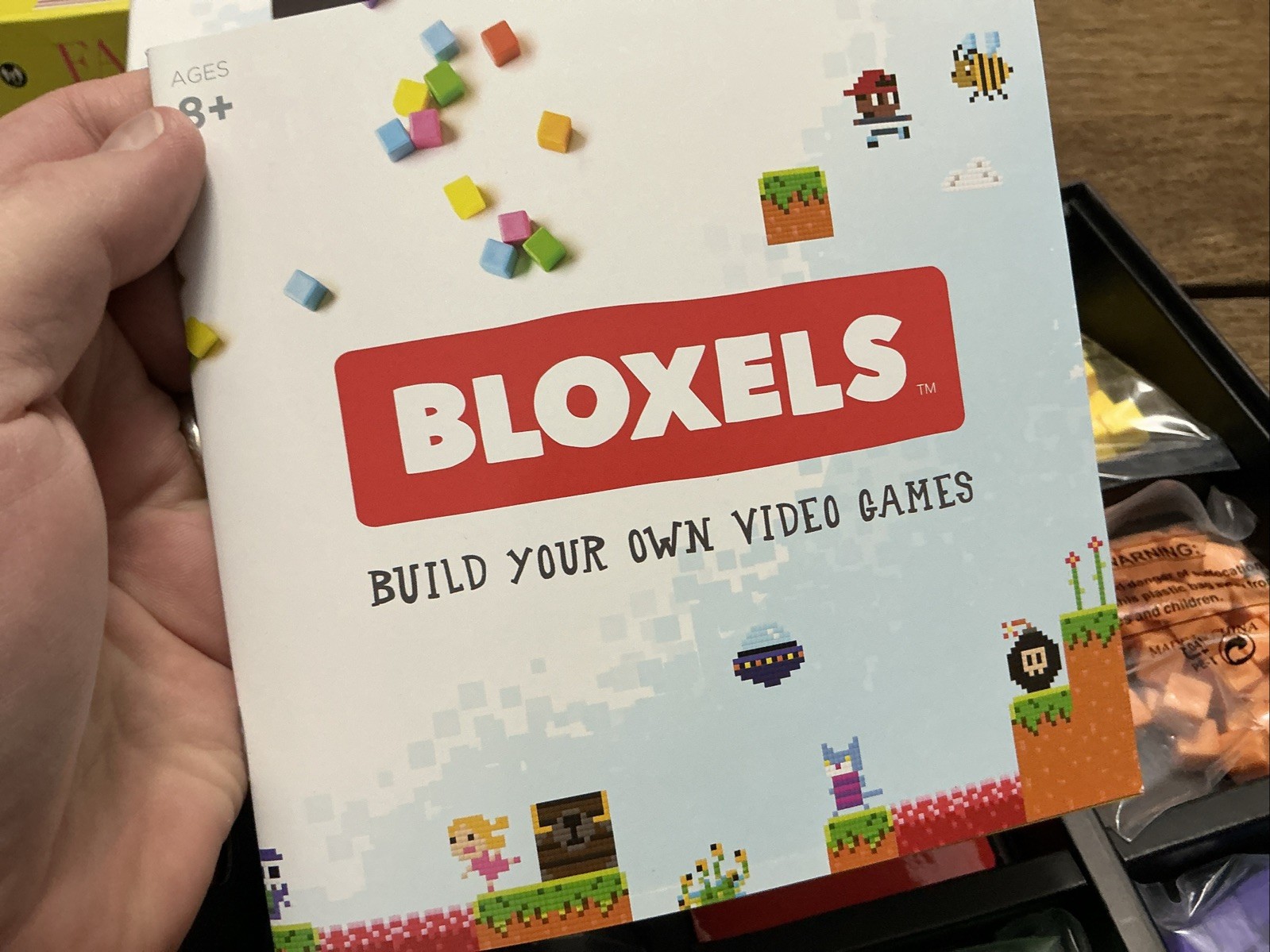 BLOXELS: BUILD YOUR OWN VIDEO GAME, STARTER KIT, PIXEL PRESS, Open Box