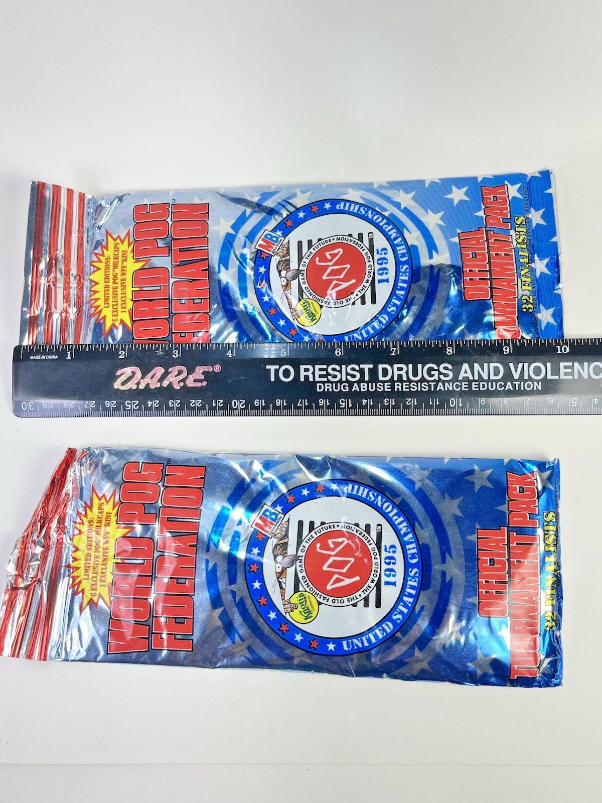 Vintage Pogs World Pog Federation 1995 US Championship Tournament Pack X2 Sealed