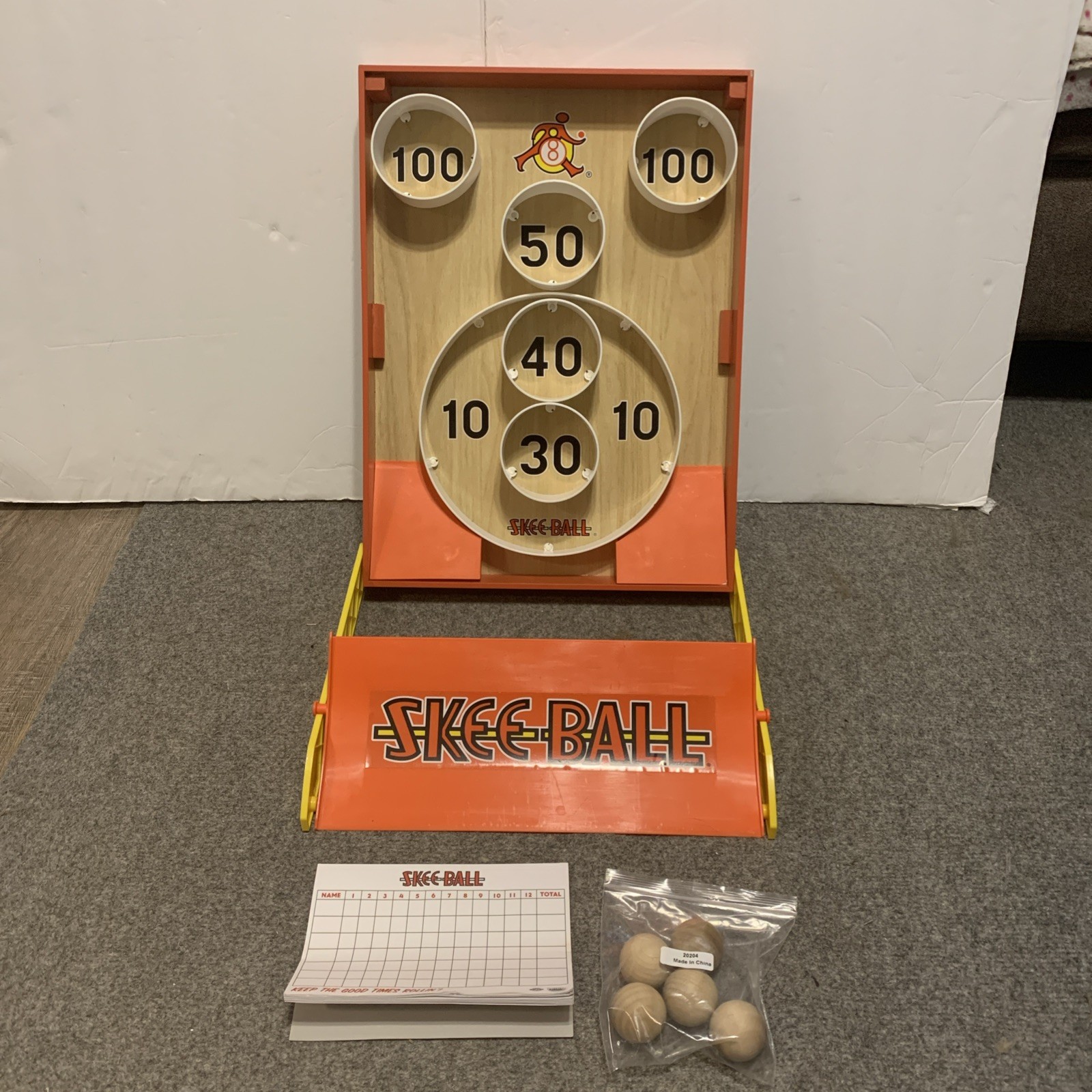 SkeeBall The Classic Arcade Game Fun and Portable Tabletop 28 x 14
