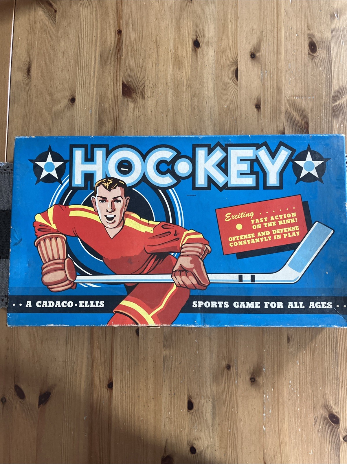 Cadaco-Ellis All-American Football Board Game Vintage 1958, 2+ Players, 10+