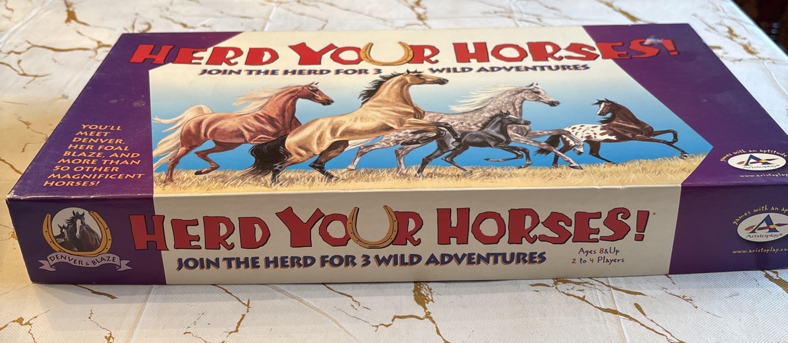 Herd Your Horses Board Game – Join The Herd (100% COMPLETE) 2002 Aristoplay EUC