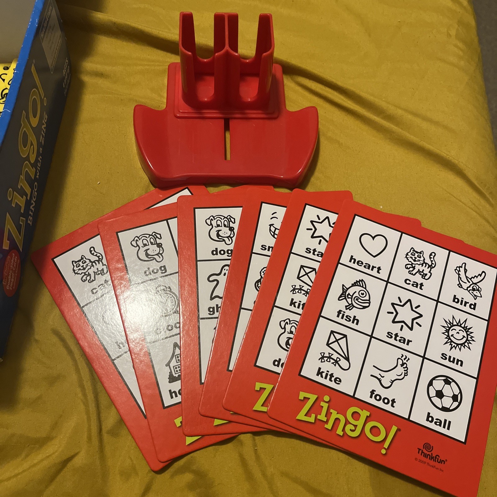 ThinkFun Zingo! Bingo with a Zing Family Board Game 2-6 Players For Kids Age 4+