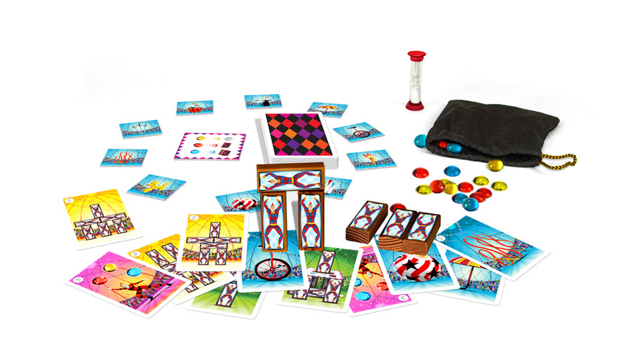NEW Voilà! (2015) VOILA BOARD GAME Brain Games circus theme family dexterity OOP