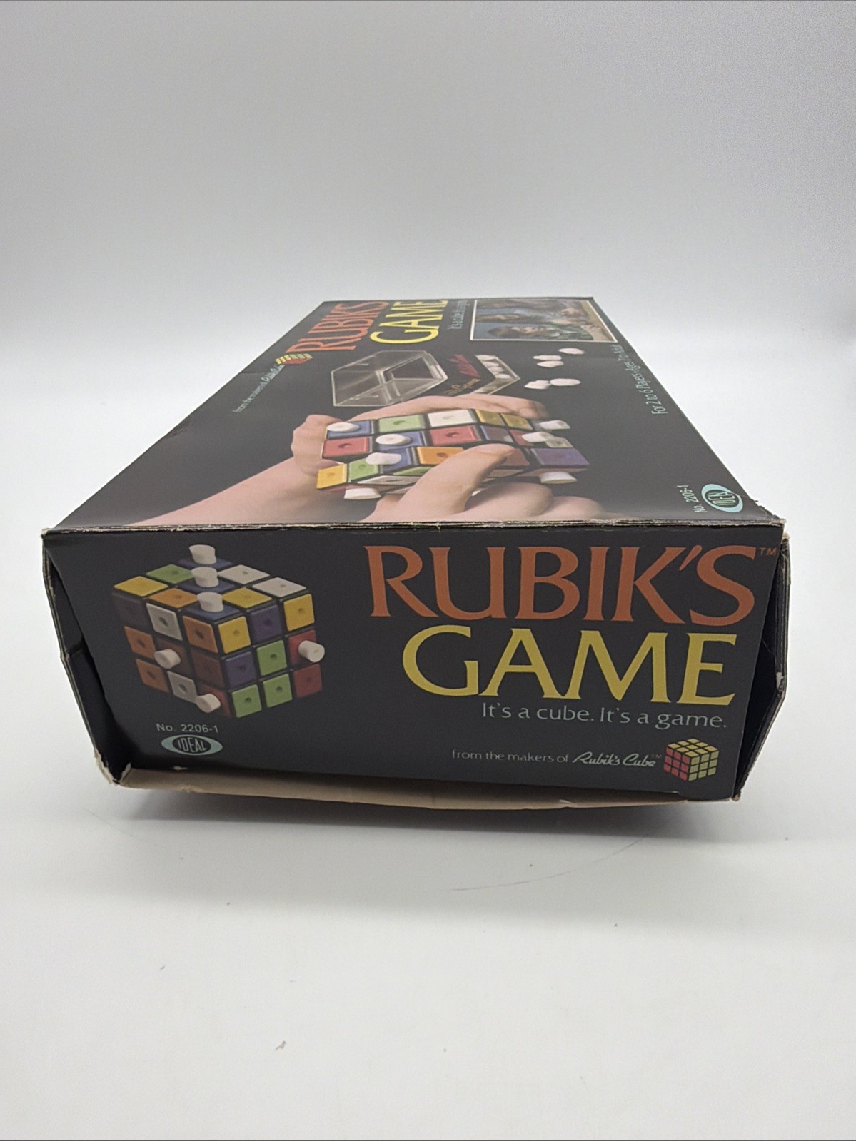 Vintage 1982 Ideal Corp RUBIK’S GAME Peg Toy Complete: Cube, Original Box, Rules