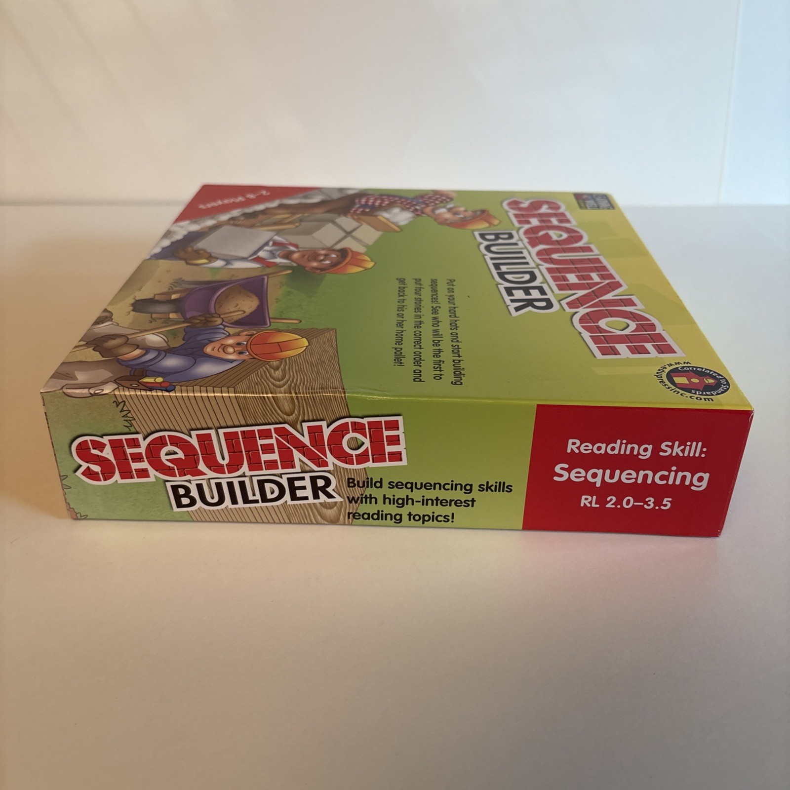 Learning Well Sequence Builder Reading Skill Board Game Ages 6+ RL 2.0-3.5 NEW