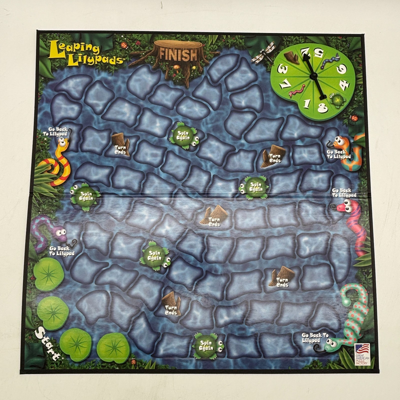 VINTAGE Leaping Lilypads Game COMPLETE GAPF 2000 Kids Frogs Animals