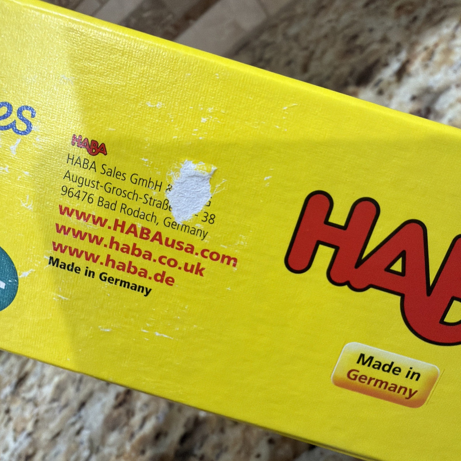 HABA MY VERY FIRST GAMES OFF TO BED GAME 100% COMPLETE MADE IN GERMANY FREE SHIP