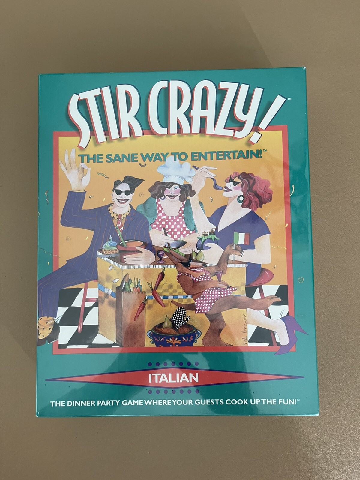 Decipher Inc – Stir Crazy! “Italian” The Sane Way to Entertain Dinner Party Game