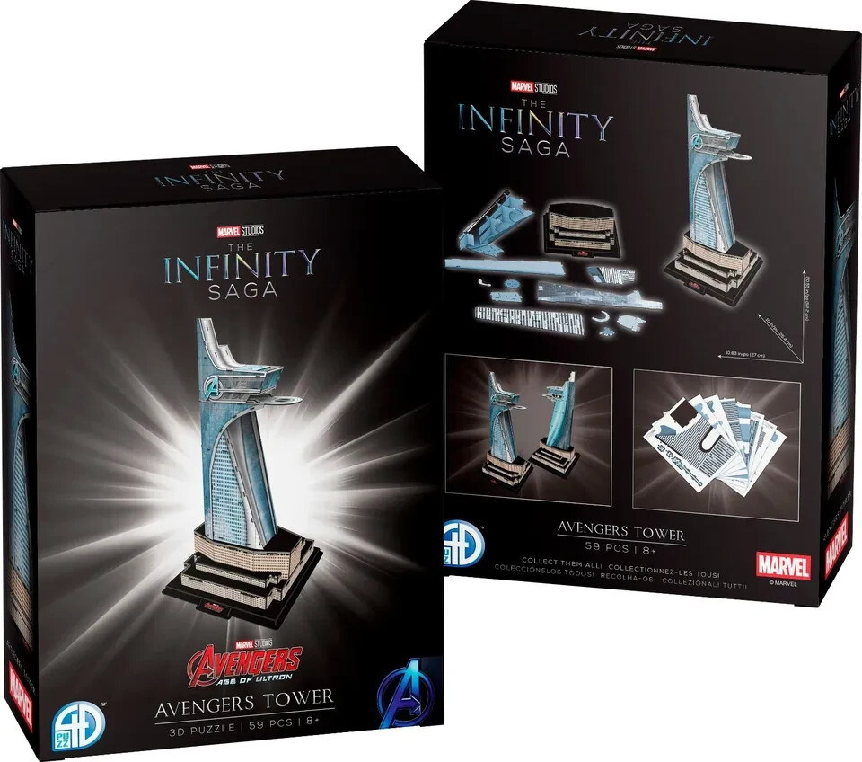 Marvel Avengers Tower 3D Puzzle 59 Pieces The Infinity Saga ULTRON 4D NEW