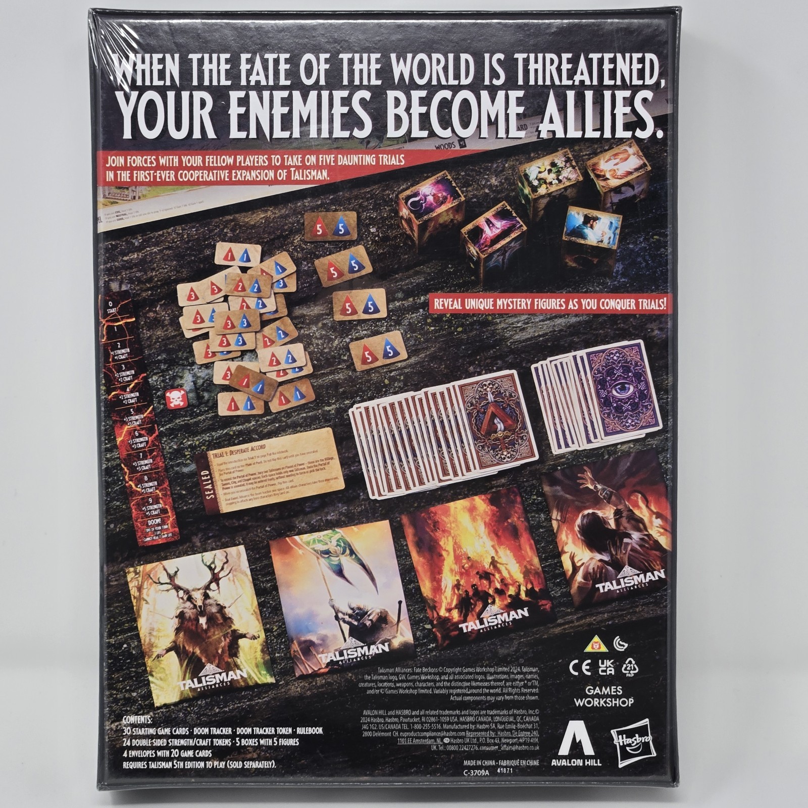 Talisman Alliances Fate Beckons Expansion Avalon Hill New Sealed Board Game