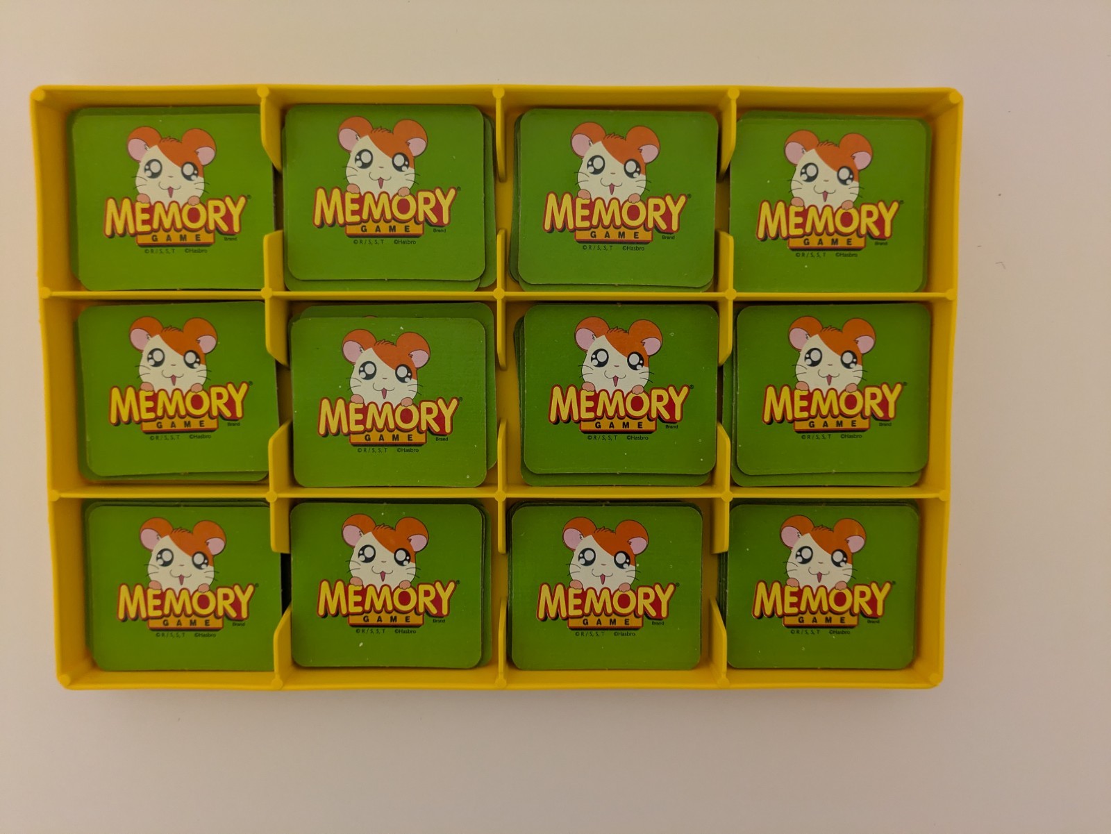Hamtaro Memory Game COMPLETE Milton Bradley MB Hasbro 72 Cards 2002 Anime