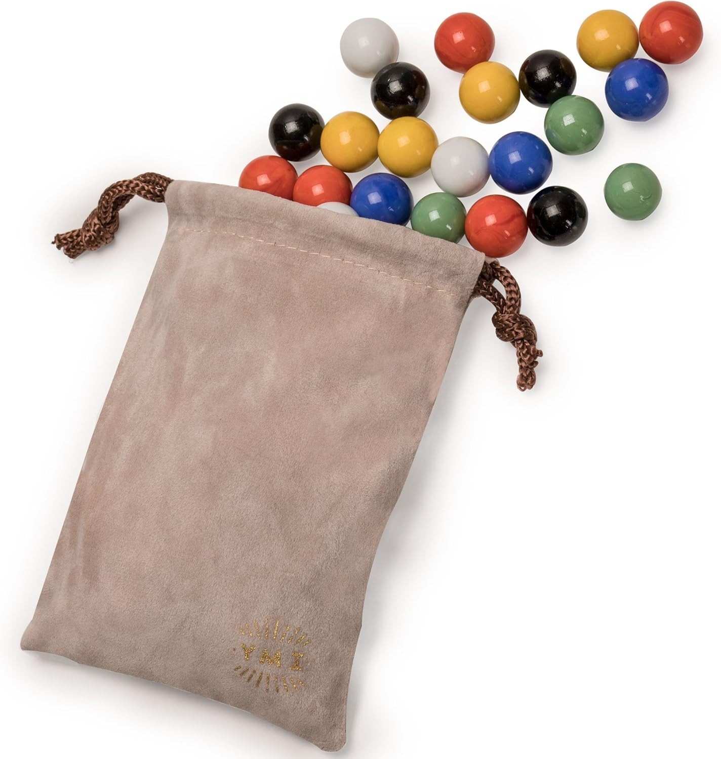 Creative 60-Piece Marbles Set – 16mm Variety in Solid Colors for Kids’ Fun