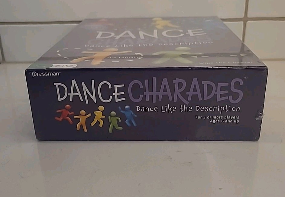 SEALED Dance Charades by Pressman Games Ages 6 And Up, Family Fun (GSHF3)