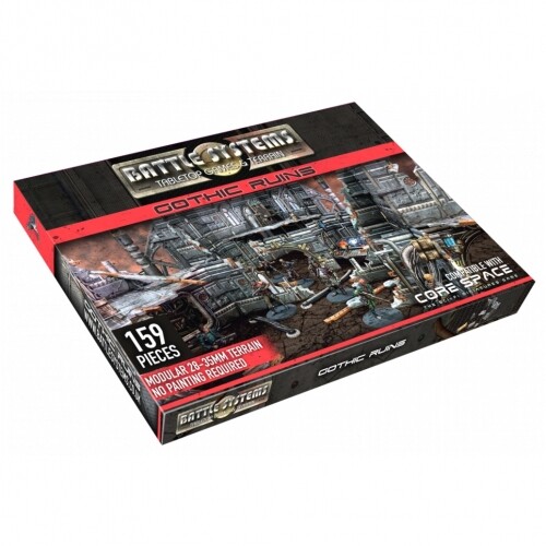 Tabletop Terrain – Gothic Ruins (159 Pieces) – English