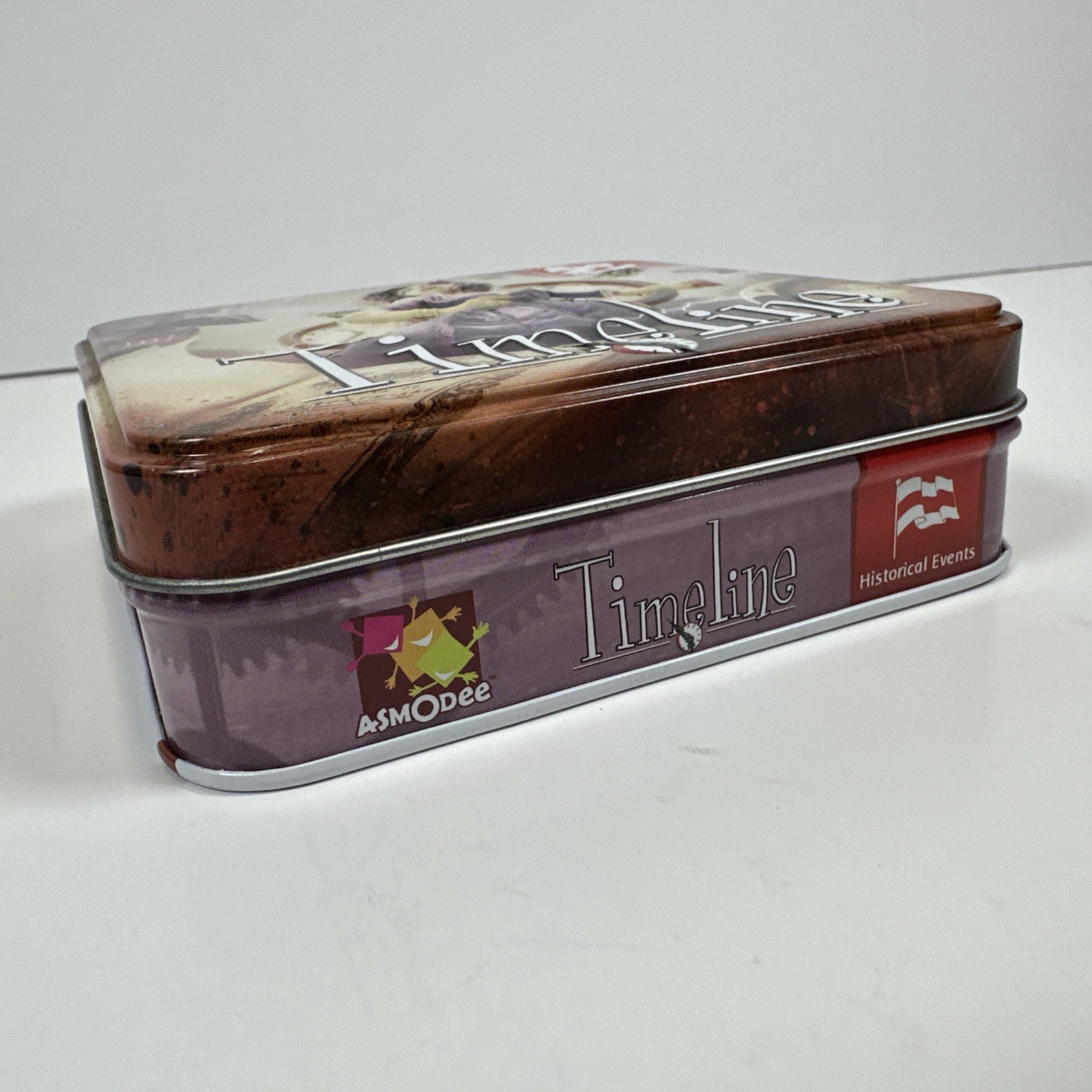 Timeline Historical Events Card Game 2013 Asmodee Complete Tin Edition