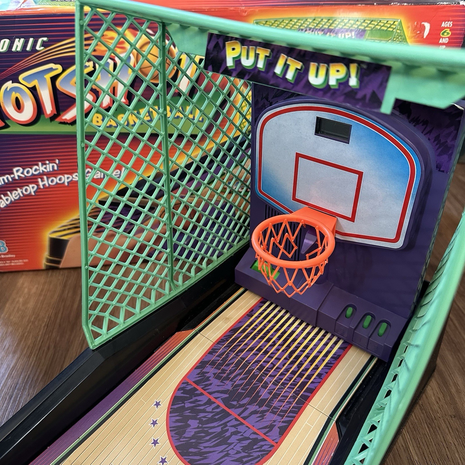 Vintage Milton Bradley Electronic Hotshot Basketball 1997 – Read Description