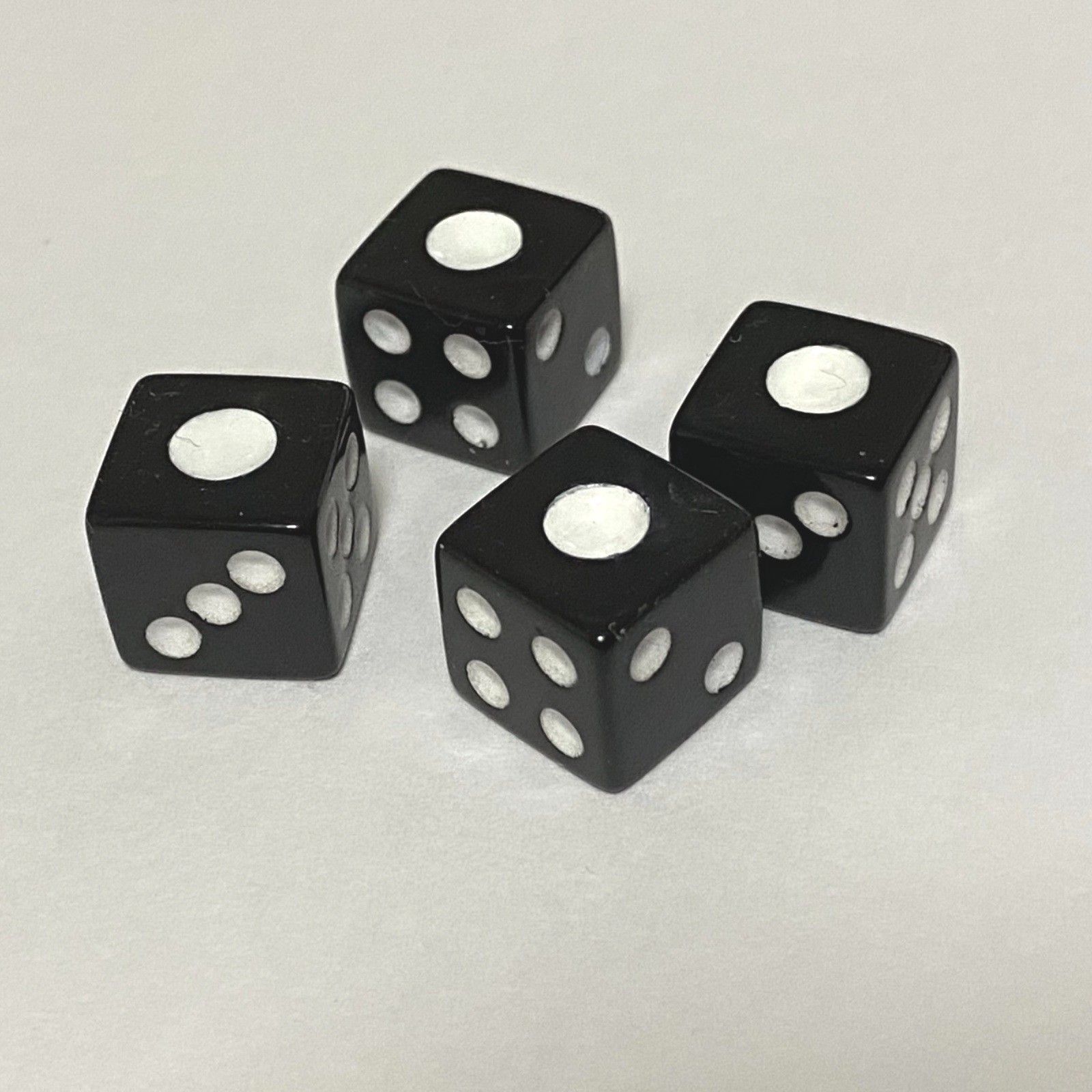 【4pcs】Tungsten Loaded Dice 12mm Weighted Trick Die – Tested ~30% Six Novelty