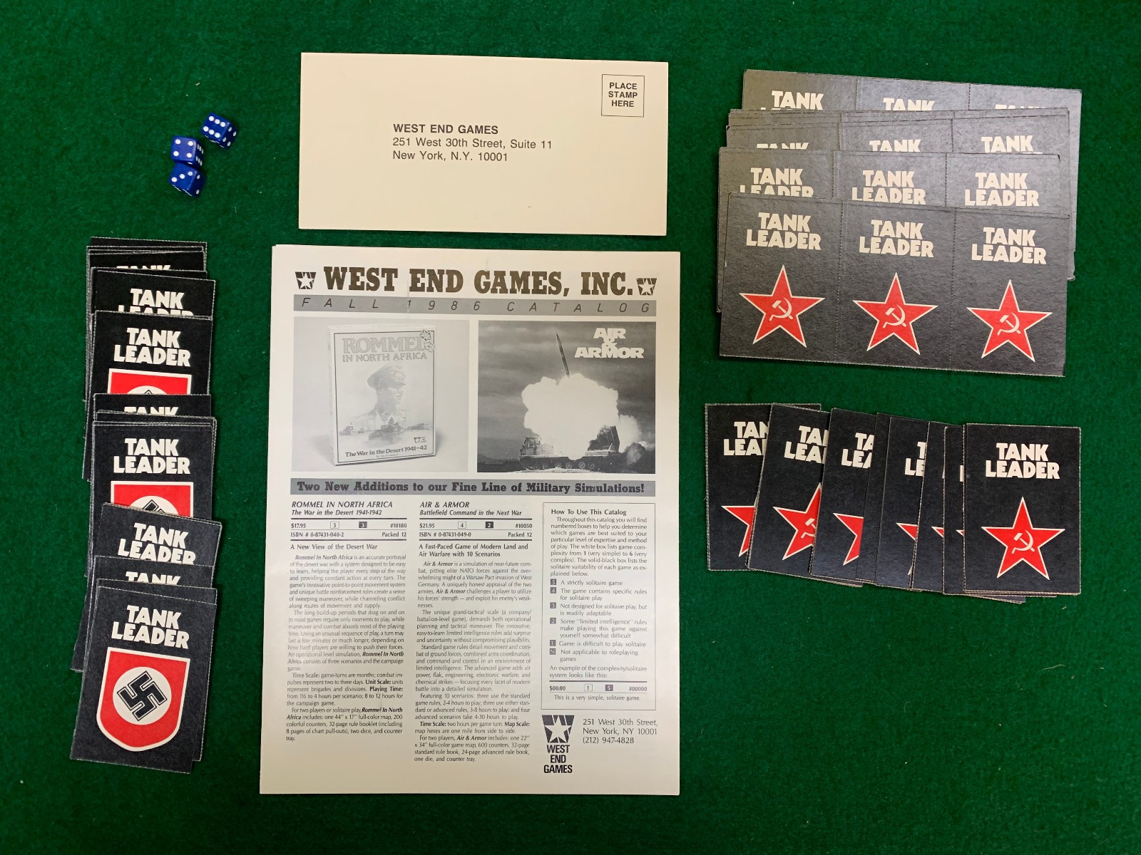 Eastern Front Tank Leader West End Games 1986 Complete!