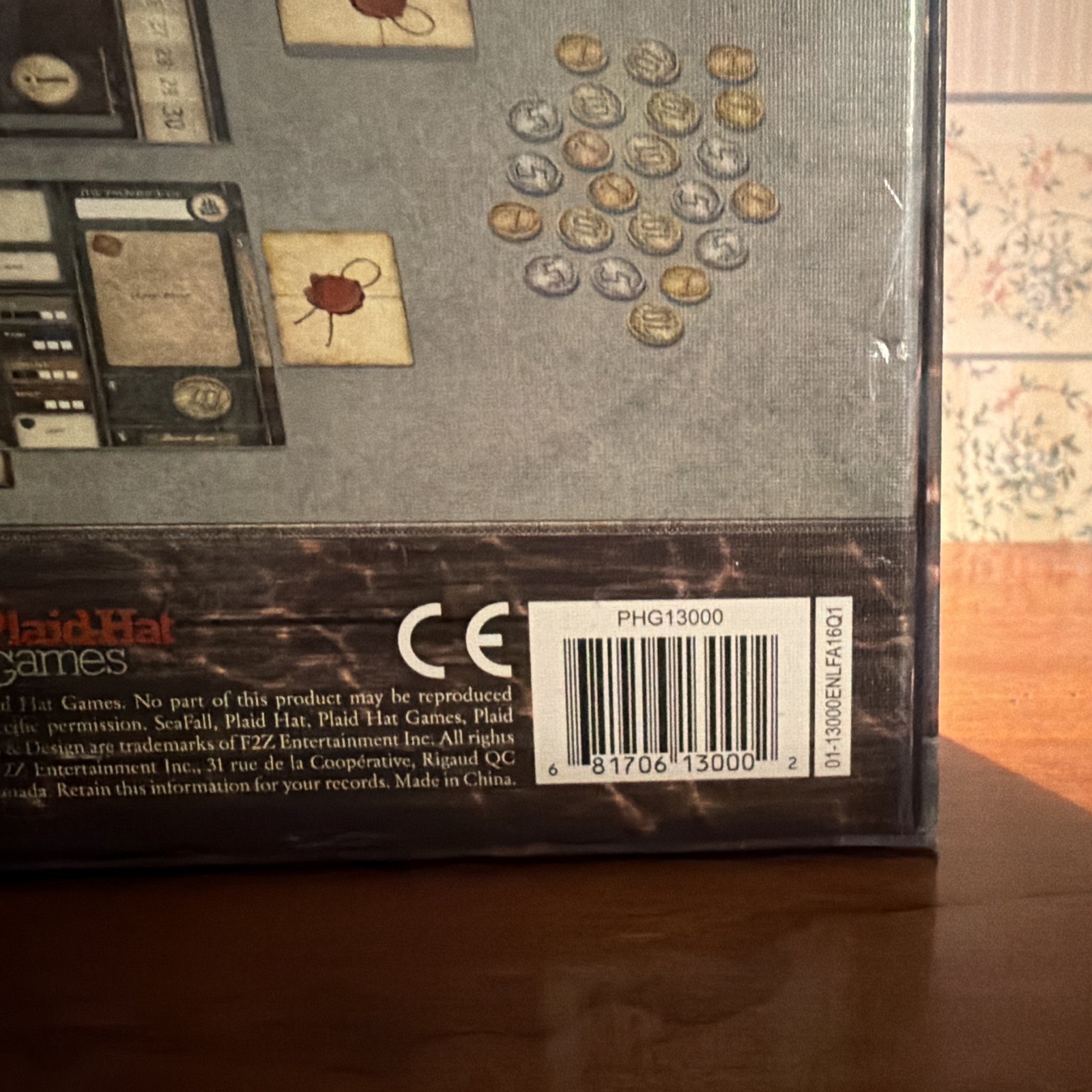 Plaid Hat Games SeaFall Legacy Board Game in shrink wrap