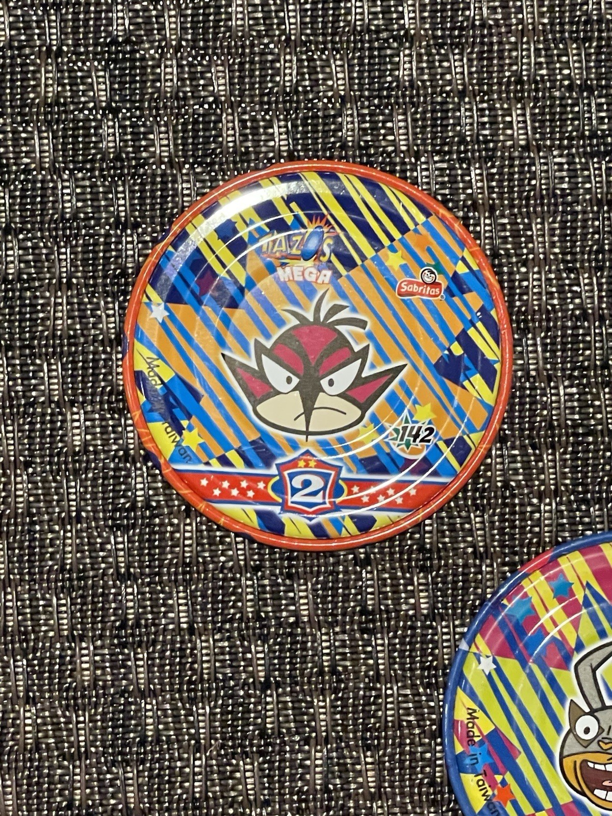 Lot Of 5 Rare Mega Tazos Pogs Mexico ¡MUCHA LUCHA! BIGER SIZE Metal