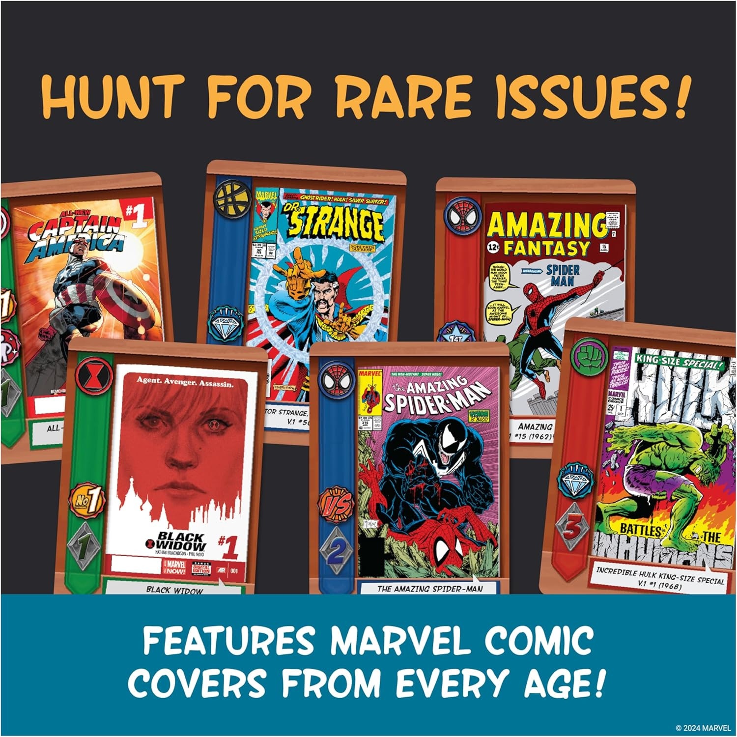 Spin Master Games, Marvel Comic Hunters, Comic Collecting Strategy Card Game for