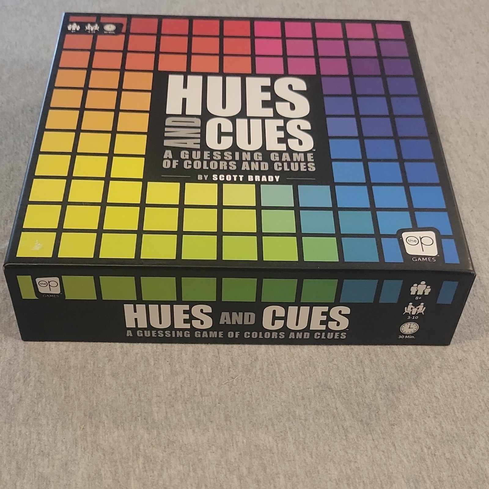 The OP Games Hues and Cues Guessing Game Colors Color Cards 3+ Players 8+