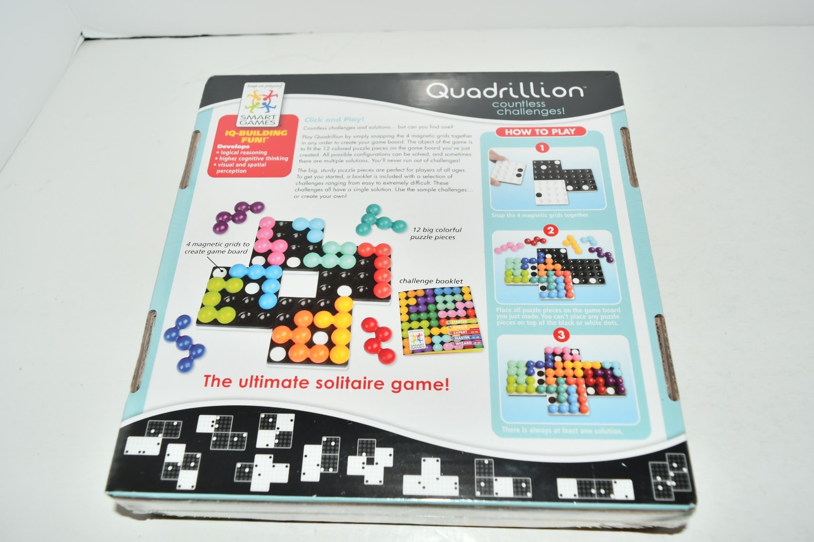 Smart Games Quadrillion Logic Solitaire Game ~ Read Desc ~ See Photos ~ New
