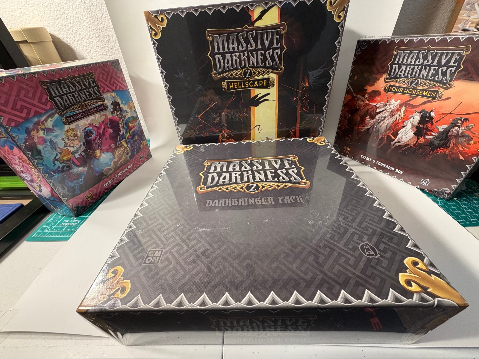 CMON Massive Darkness 2 Hellscape Pledge + MDKS05+MD-KS11+MD019+MD-KS07+MD-KS10