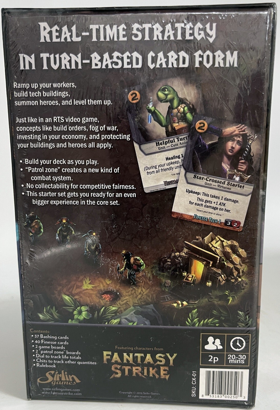 Codex Starter Set Card Time Strategy Bashing v Finesse New Sealed Fantasy Strike