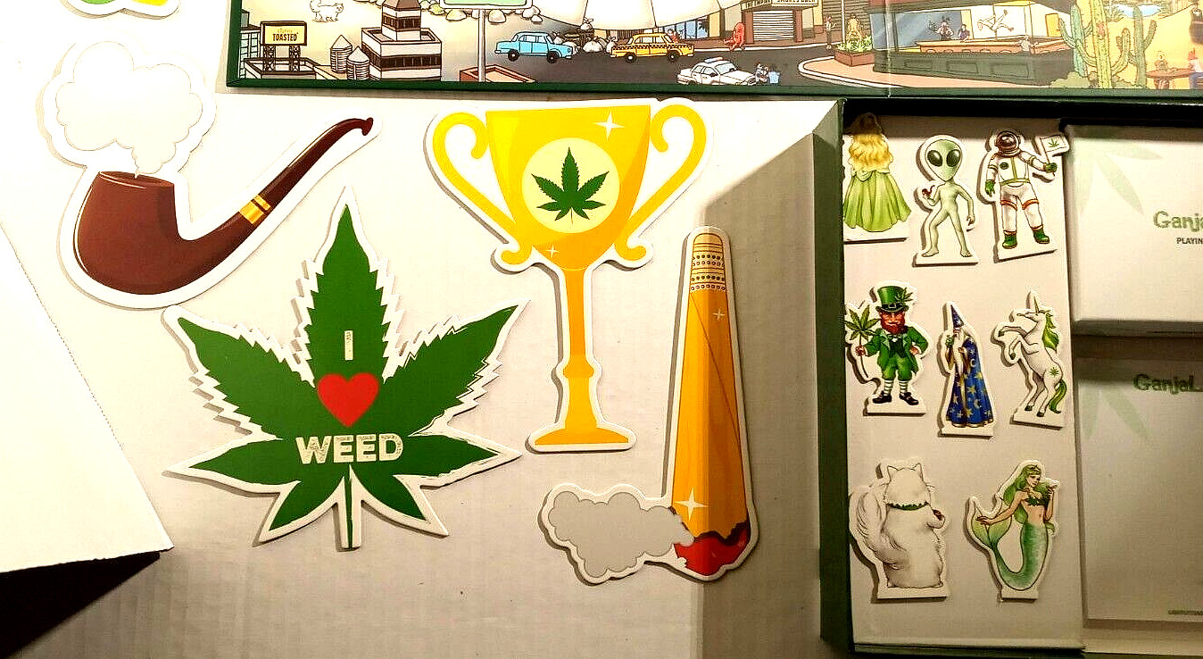 Ganjaland Board Game: An Epic Weed Adventure for Adults