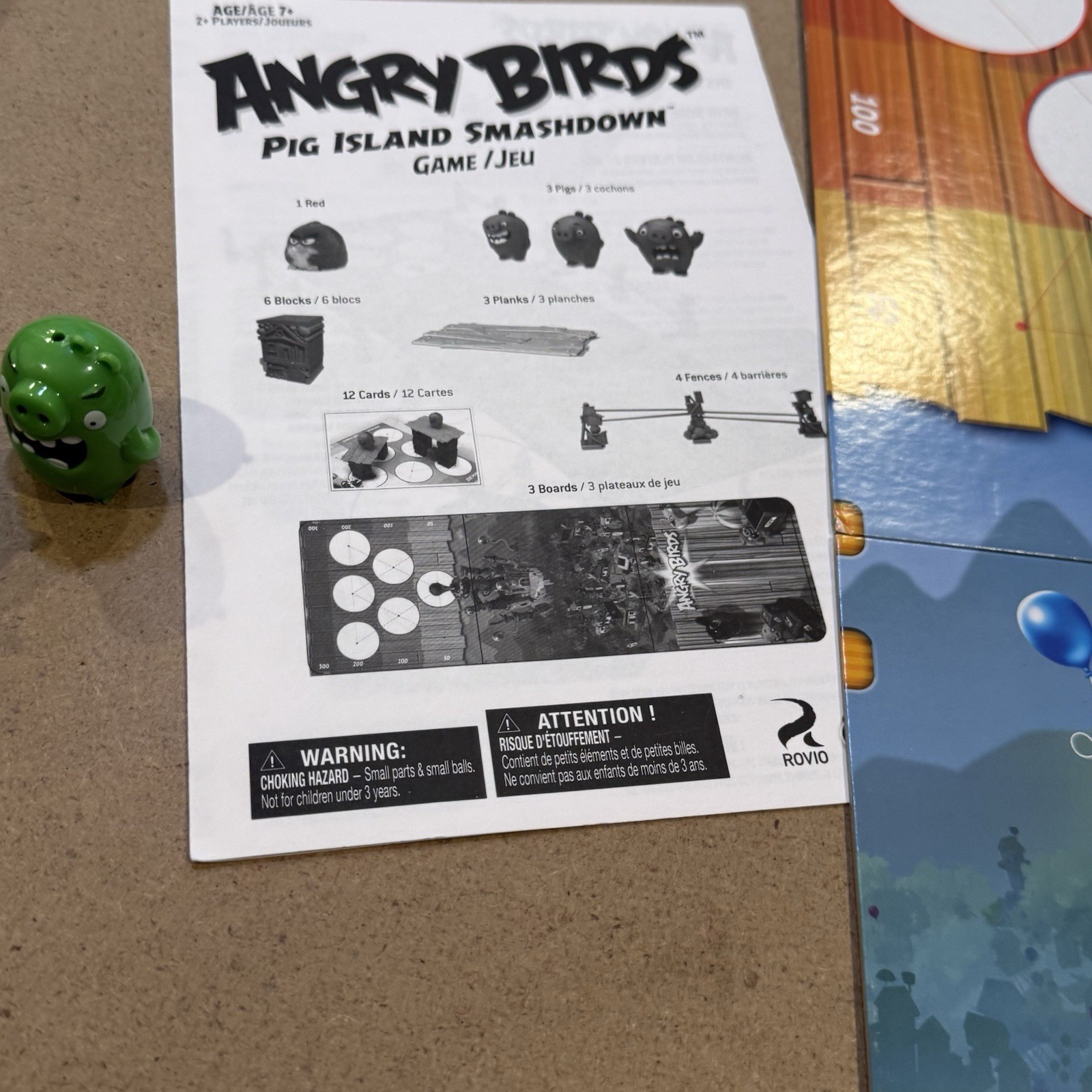 Angry Birds Pig Island Smash Down Game Spin Master 2016 Complete