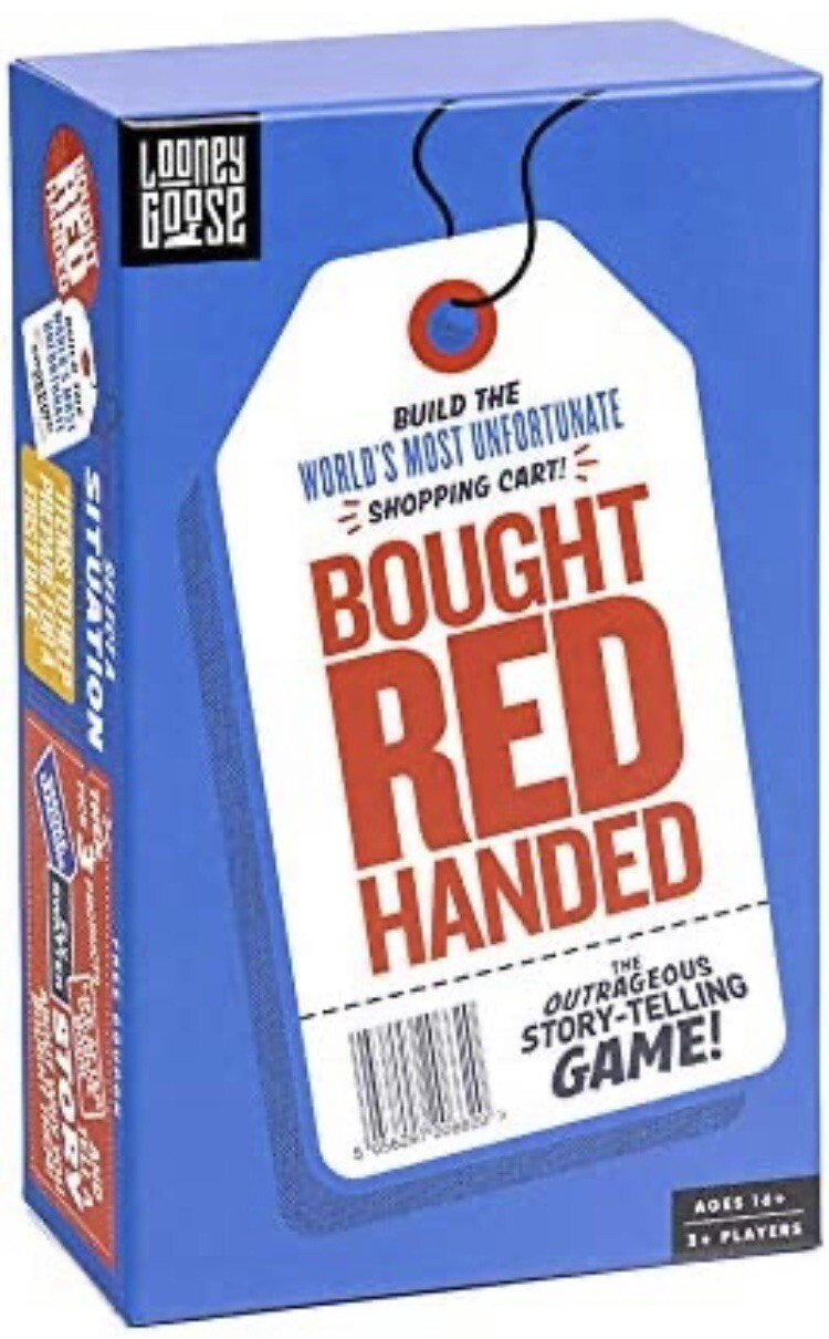 Bought Red Handed | The Outrageous Story-Telling Party Game