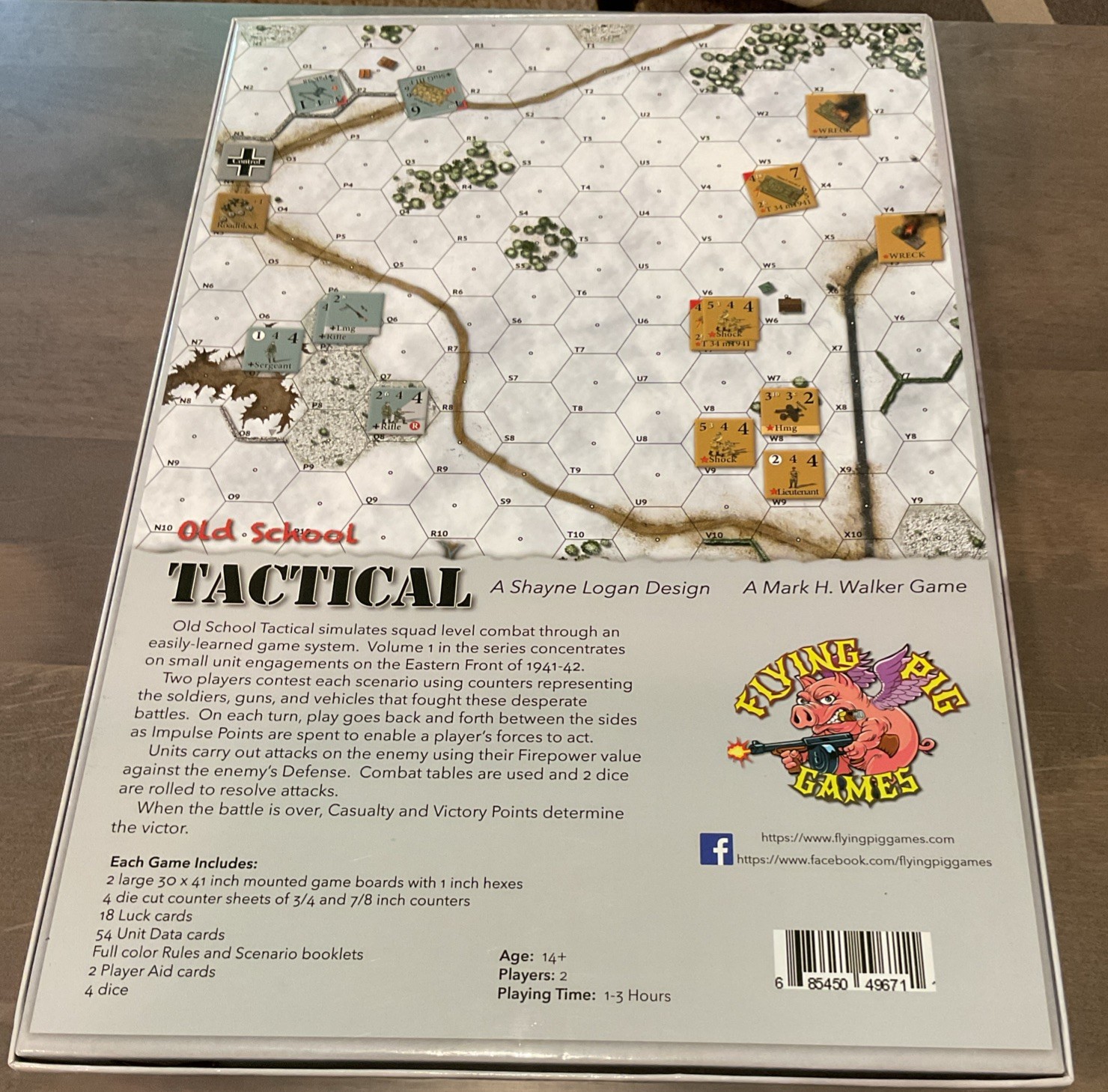 Old School Tactical Volume 1 Eastern Front 1941/42 WWII Board War Game BNIB