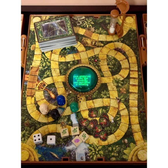 Jumanji Deluxe Electronic Board Game Spin Master Lights Sounds Adventure Game