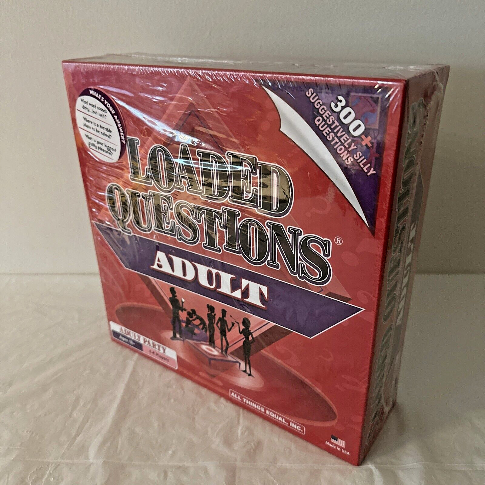LOADED QUESTIONS Adult Party Game Ages 18+ For 4-6 Players 2012 BRAND NEW SEALED