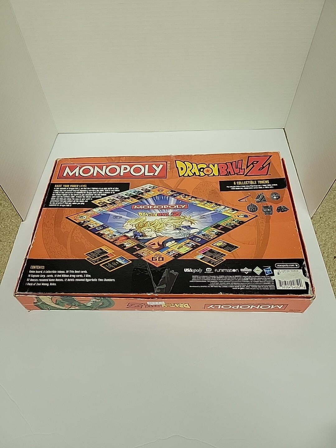 New (open-box) Monopoly DRAGON BALL Z Edition 2017 Board Game Anime Complete