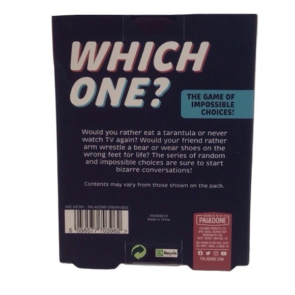 Paladone Which One? Card Game–See Description