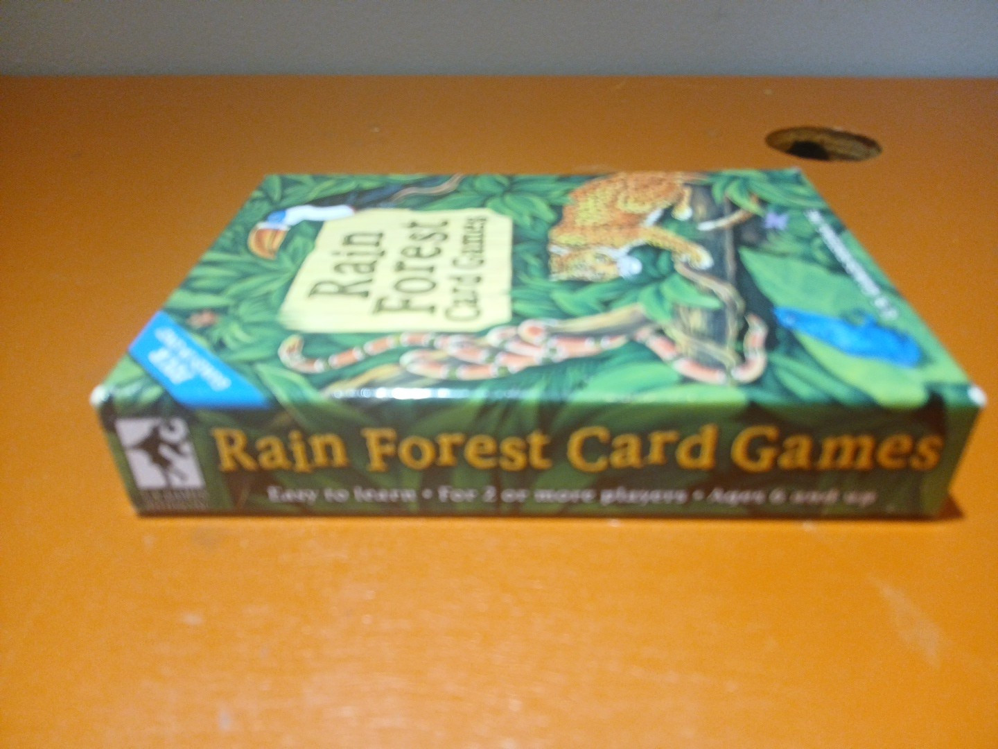 Rain Forest Card Games Four Games in One New Open Box U.S. Games System Inc UU