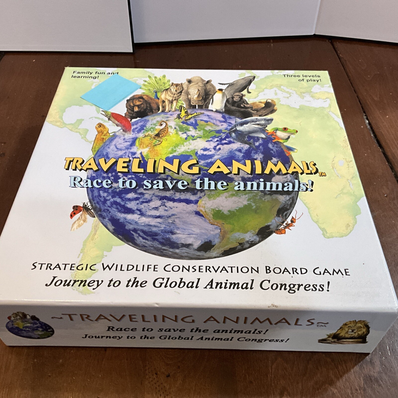 Traveling Animals Race To Save The Animals Board Game