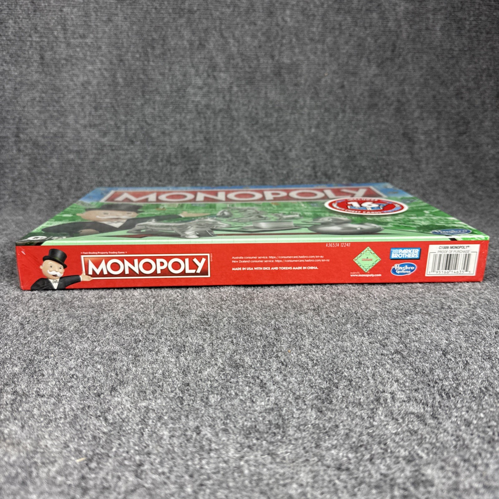 Monopoly Board Game for Ages 8+, For 2-6 Players, Includes 8 Tokens