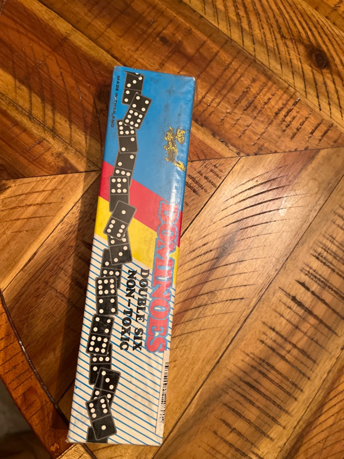 Vintage Dominoes Made in Thailand , Double Six Non-Toxic Dragon Pieces Sealed