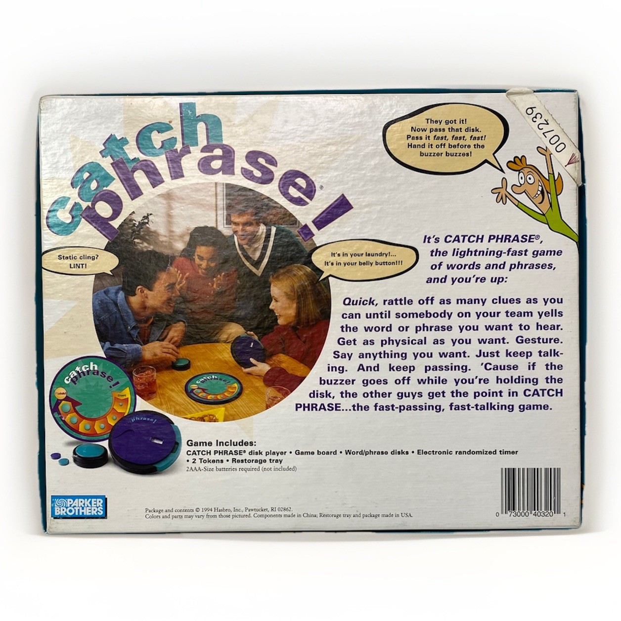 Catch Phrase! Parker Brothers 1994 Family Friendly FUN Board Game Complete VGC
